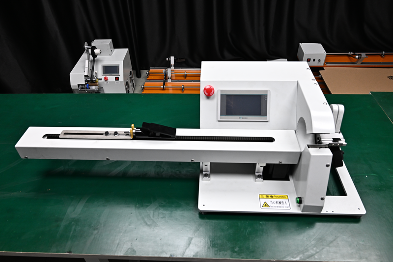 Adhesive Tape Wrapping Machine with Single-Side Wire Pulling JW-303K-1.0m Thumb
